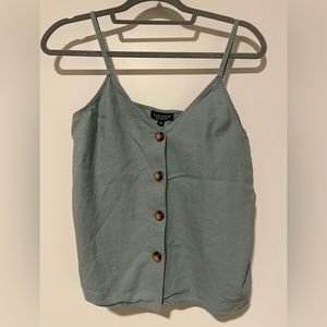 Topshop Teal Tank Top